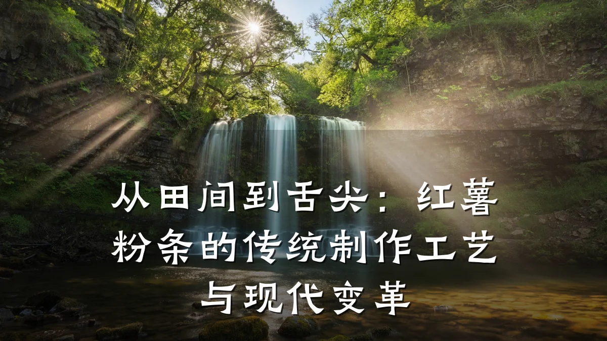 从田间到舌尖：红薯粉条的传统制作工艺与现代变革