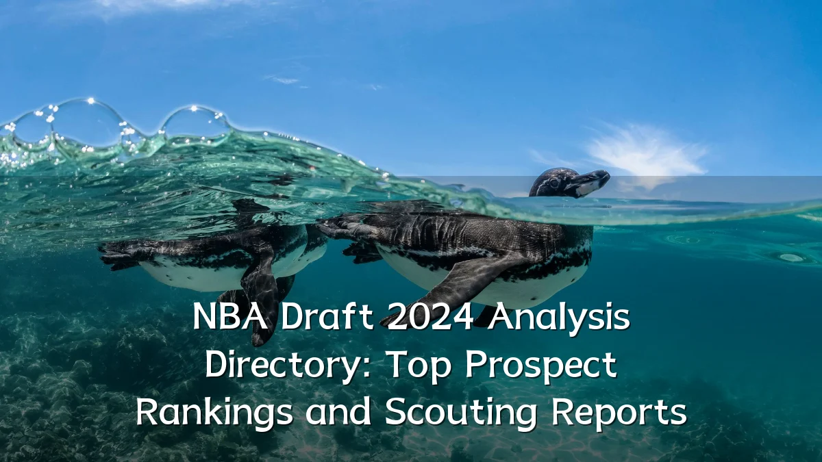 NBA Draft 2024 Analysis Directory: Top Prospect Rankings and Scouting Reports