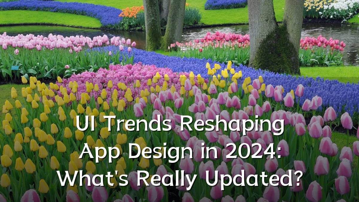 UI Trends Reshaping App Design in 2024: What's Really Updated?