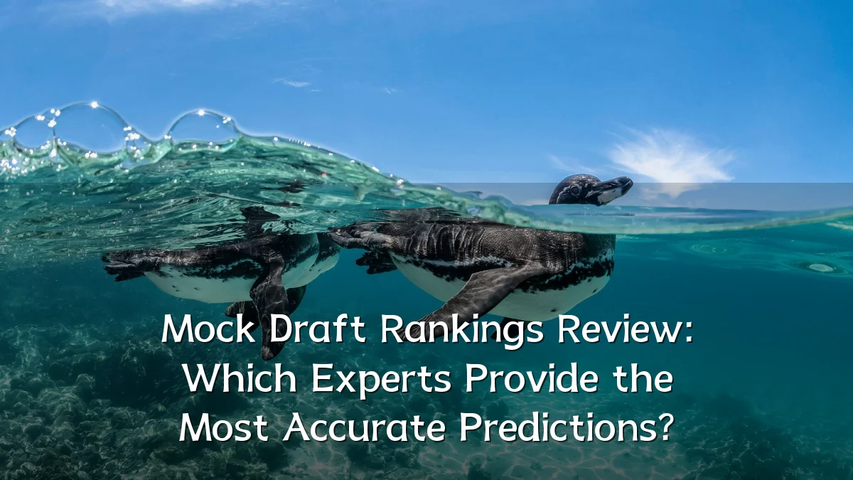 Mock Draft Rankings Review: Which Experts Provide the Most Accurate Predictions?