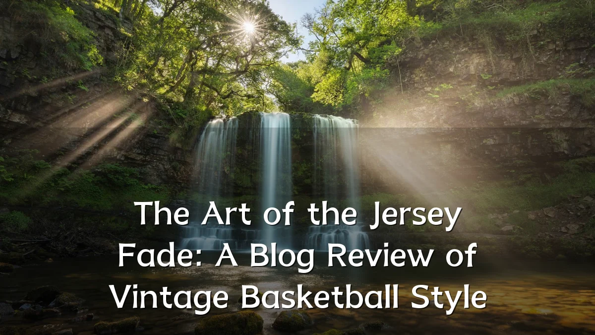 The Art of the Jersey Fade: A Blog Review of Vintage Basketball Style