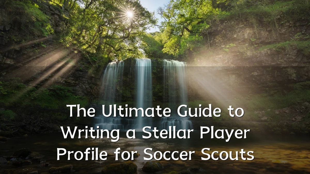 The Ultimate Guide to Writing a Stellar Player Profile for Soccer Scouts