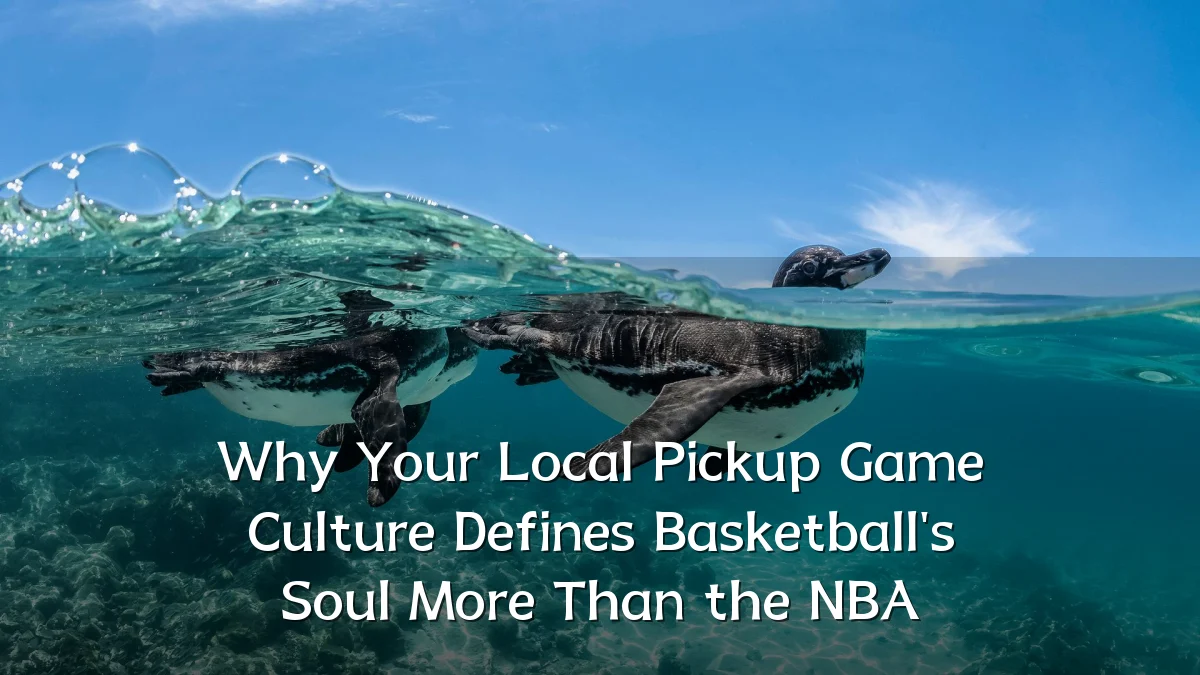 Why Your Local Pickup Game Culture Defines Basketball's Soul More Than the NBA